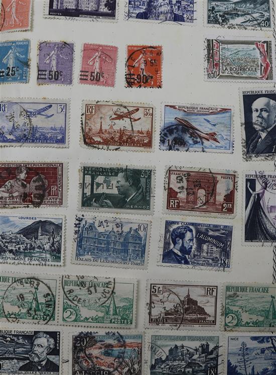 A collection of stamps